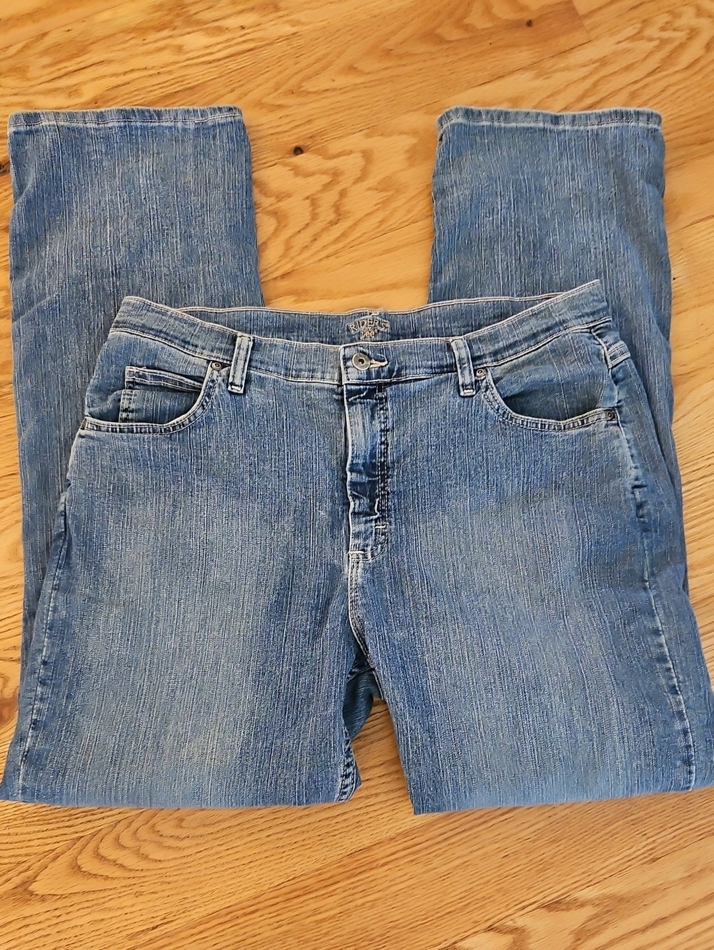 Lee Riders Jeans Classic Fit Women's Blue Denim 18 M